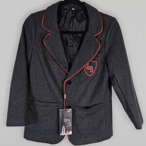 NWT Cosplay Clothes Women's Matilda Musical Uniform Coat Costume Gray